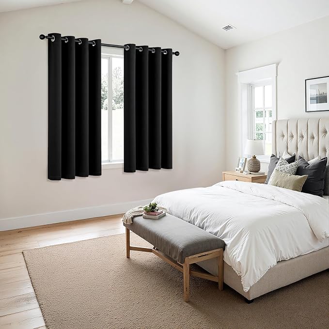MIULEE Blackout Curtains for Bedroom Living Room 2 Panels, Thermal Insulated - Image 6