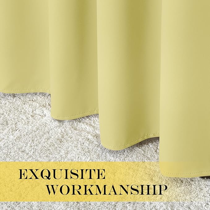 NICETOWN Sliding Door Window Treatment Blackout Patio Door Curtain Panels - Image 4