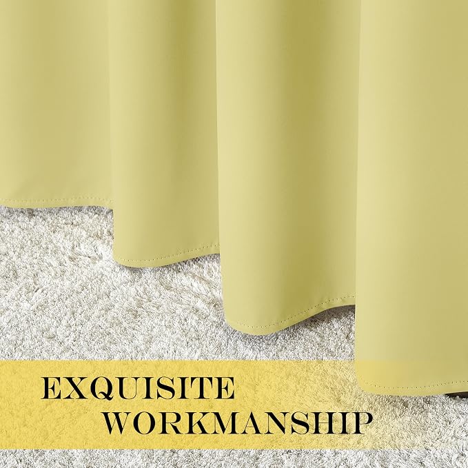 NICETOWN Blackout Sliding Door Curtains 84 Inch Length, Extra Wide Room Divider - Image 4