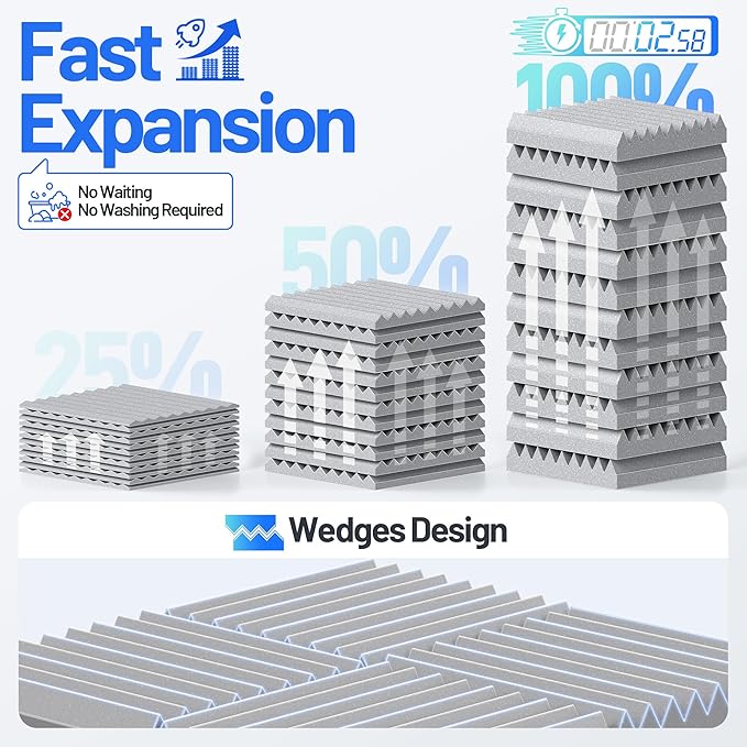 12 Pack Sound Proof Foam Panels - Image 4
