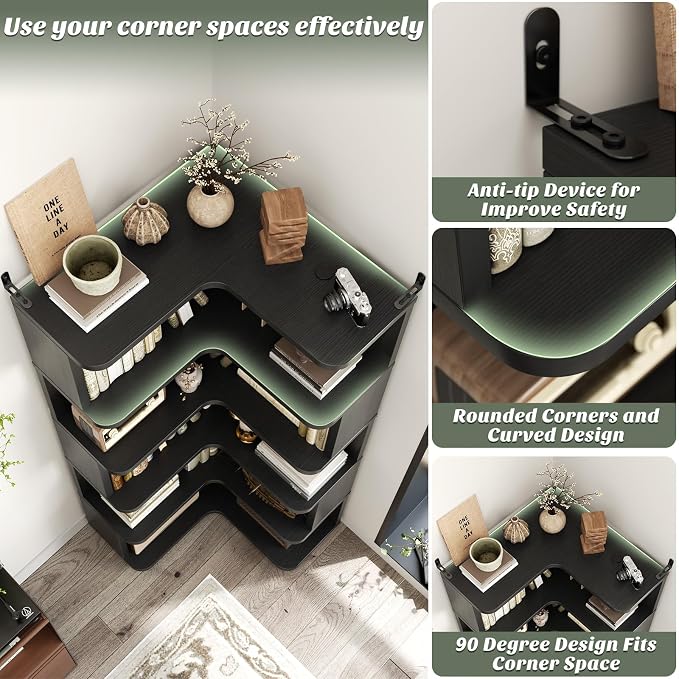 Armocity Corner Book Shelf - Image 5