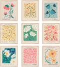 AnyDesign 9 Pcs Flower Market Decoration Matisse Wall Art Prints Floral Poster by AnyDesign