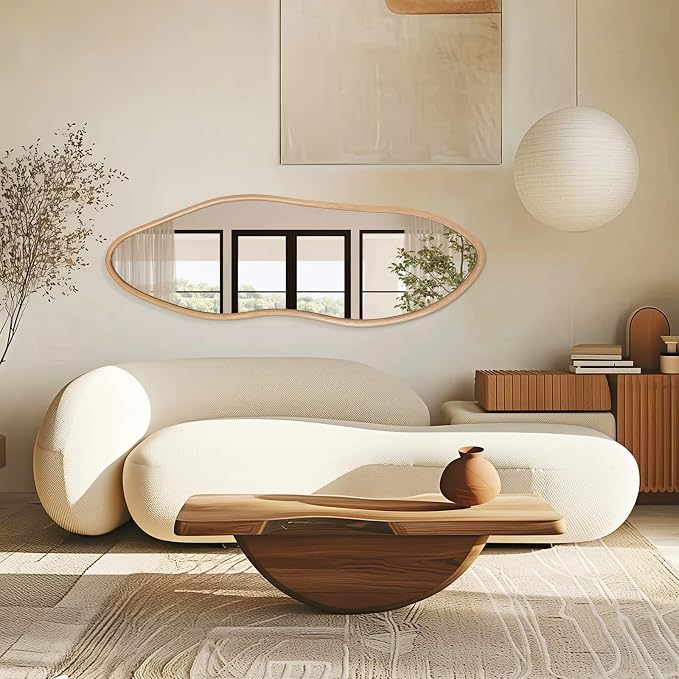 Irregular Full Length Mirror, Large Asymmetrical Wall Mirrors - Image 3