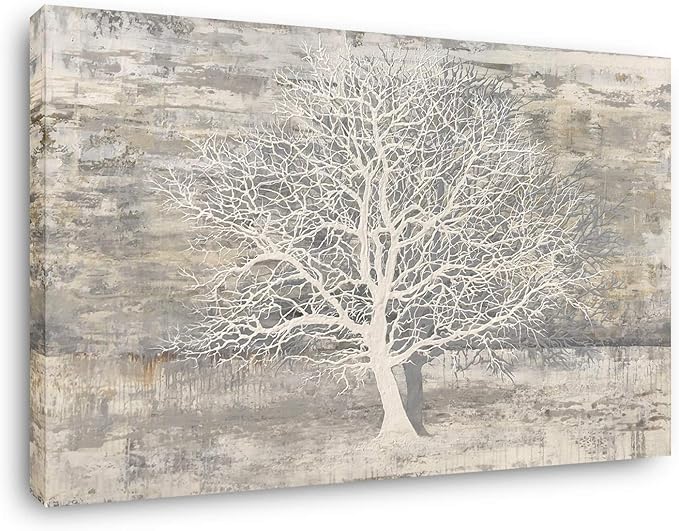 Yihui Arts Abstract Trees Painting Canvas Prints Wall Art Decor Framed by YihuiArts