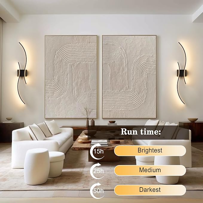 KARTOOSH Battery Operated Wall Sconce - Image 3