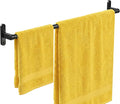Powools Matte Black Towel Rack for Bathroom by Powools