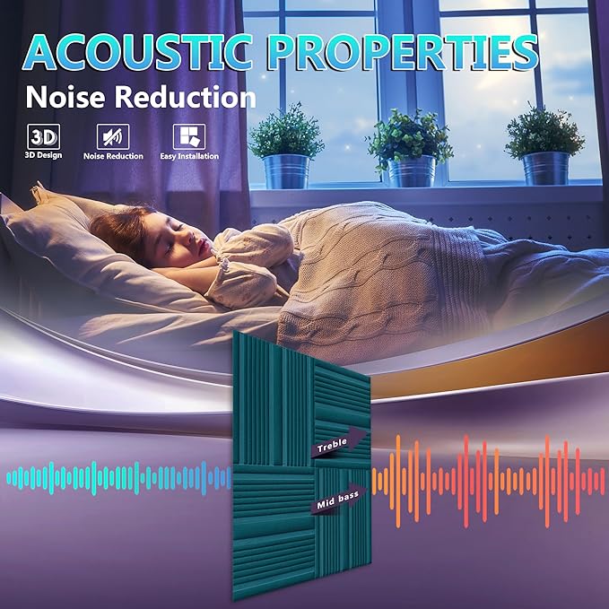Velvet 3d wall panels for Interior wall Decor peel and stick, Soundproof - Image 4