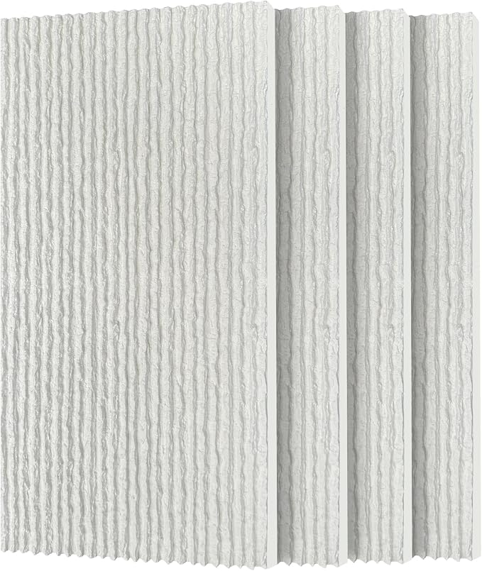 3D Faux Stone Wall Panels, Lightweight & Waterproof Accent Marble Flowing Stone by Gahowlen