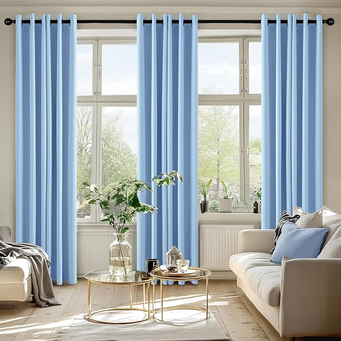 MIULEE Blackout Curtains for Bedroom Living Room 2 Panels, Thermal Insulated - Image 6