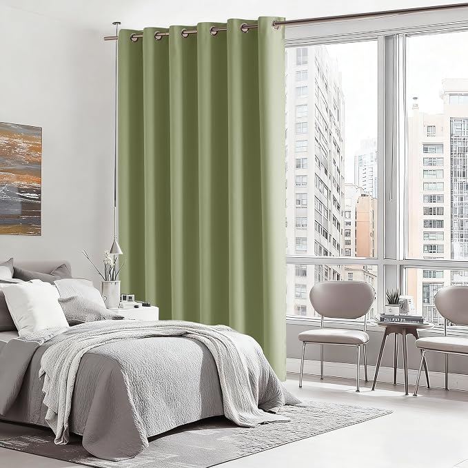 RYB HOME Blackout Thermal Insulated Curtains, Portable Curtain - Image 3
