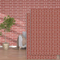 3D Wall Panels - 4PCS 47.2"x26" Faux Stone Wall Covering - MCM Modified Clay by NAMAII