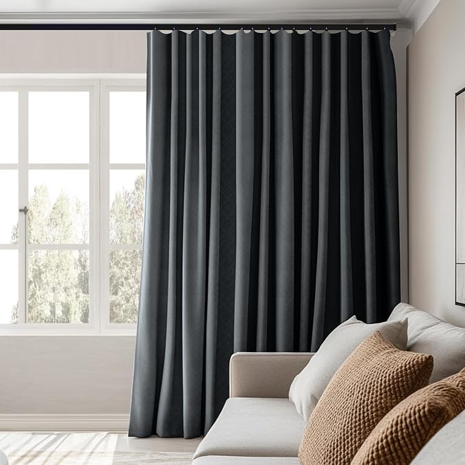 MaKefeile Room Divider Curtains Total Blackout Privacy Curtain Panel Room - Image 5