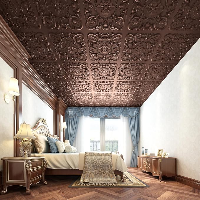 Art3dwallpanels 12 Pack Drop Ceiling Tiles, 24 x 24 Inch High Grade PVC 3D Wall - Image 8