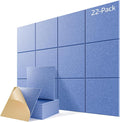22 Pack Self-Adhesive Acoustic Panels, Soundproof Wall Panels by Lebenforce
