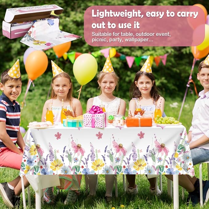 Kochorie Spring Flower Tablecloth Roll - Image 4