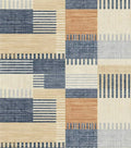 Retro Textured Peel and Stick Wallpaper Geometric Patchwork Color Mosaic by HomKihapaiWallpaper