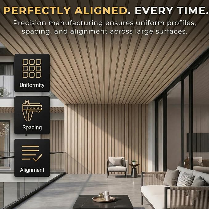 From Plain to Beautiful in Hours WPC Exterior Wall Slat Panels Waterproof - Image 5