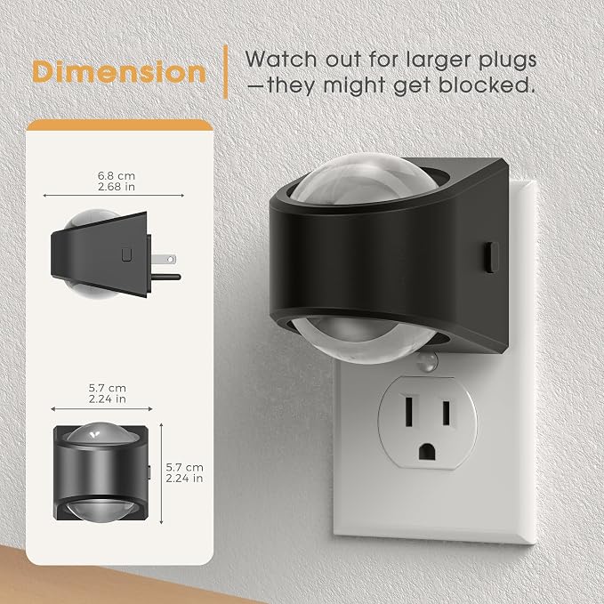 Briignite Projector Night Light, Night Lights Plug into Wall, Soft White - Image 7