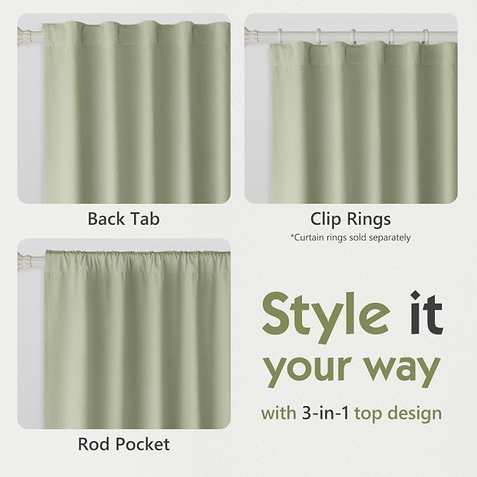 FMFUNCTEX 100% Blackout Curtains - Image 7