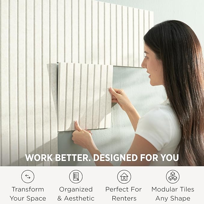 VIVELDA Large Bulletin Board 48x36- Office Wall Organizer, Replace Your Old - Image 2