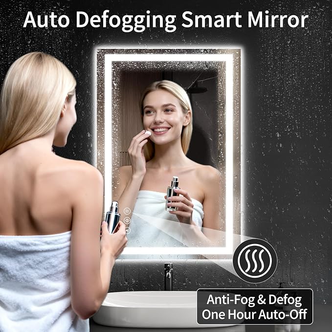 26"x38" LED Bathroom Mirror - Image 3