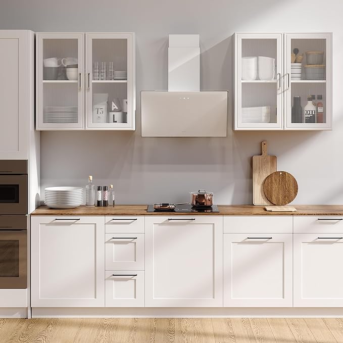 Furnaza Kitchen Wall Cabinets 4 Doors by Furnaza