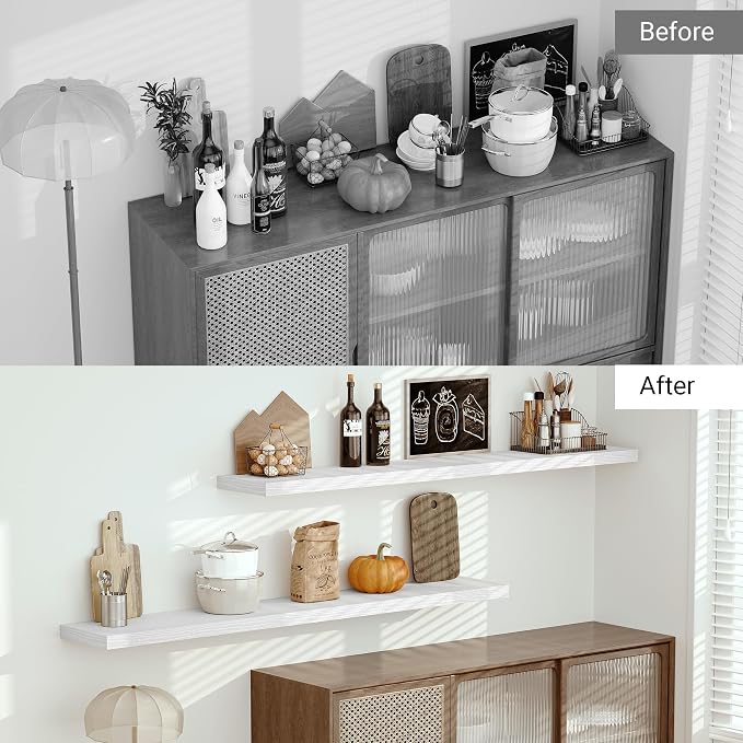 Vivelove 12 in Deep Floating Shelves - Image 4