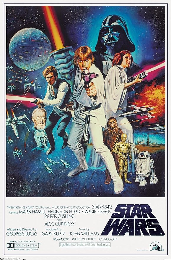 Trends International 24x36 Star Wars-V One Sheet Premium Wall Poster, 22.375" x by TrendsInternational