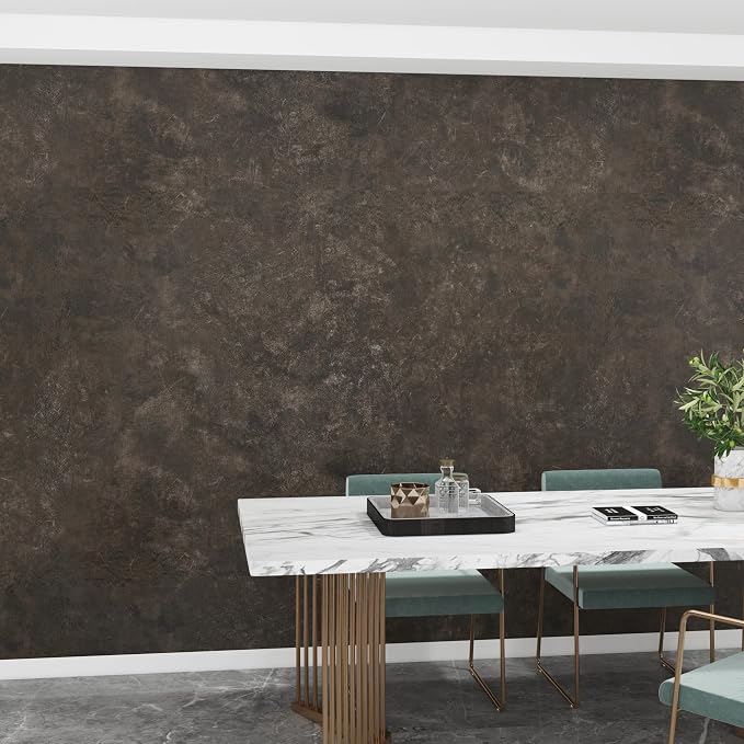 3yecao 31"×1181" Big Roll Large Size Wide Thick Dark Brown Tan Grey Concrete - Image 6