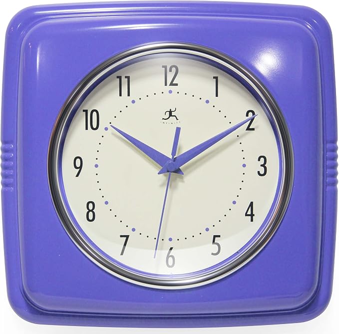 Infinity Instruments 9 Inch Square Clock by InfinityInstruments