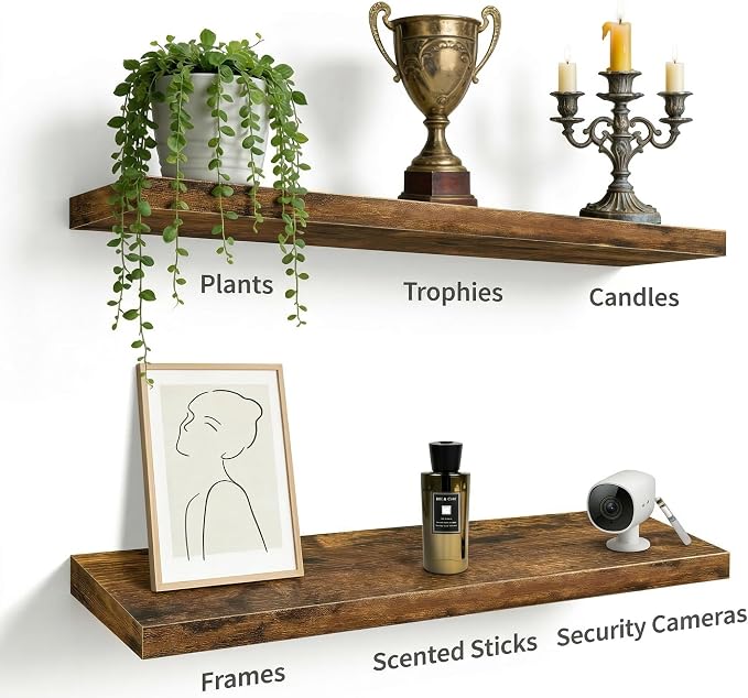 Vervida® Floating Shelves for Wall 35.4" Extra Long - Image 4