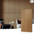 Art3d 2-Pack Acoustic Wood Slat Wall Panels by Art3d