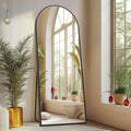 Sweetcrispy 64"x21" Arched Full Length Mirror, Leaning or Standing Full Body by Sweetcrispy