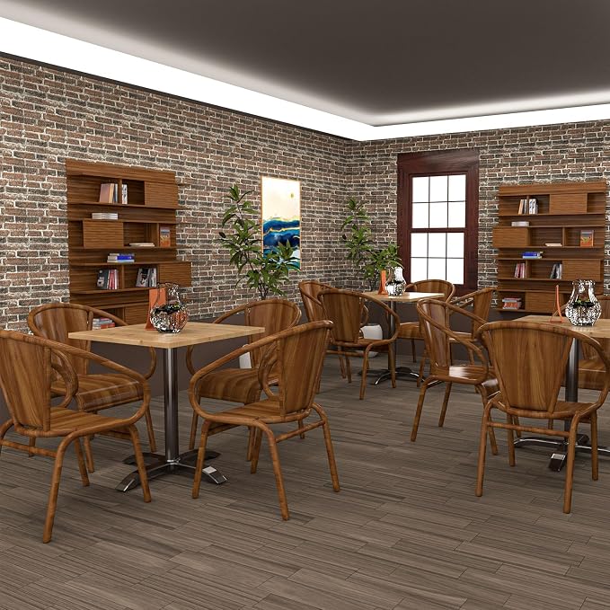 3D Wall Panels Peel and Stick in Red White Stone, Faux Brick Wall Panels - Image 3