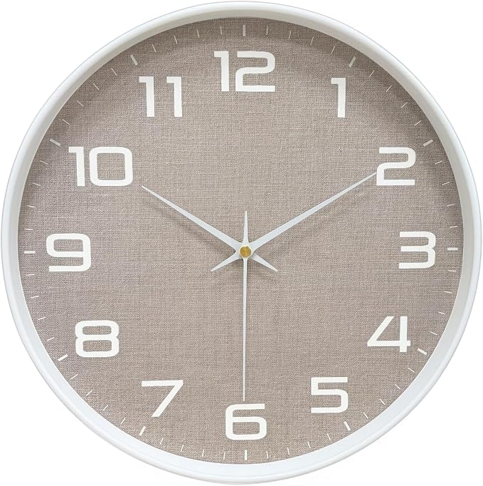 8 Inch Modern Wall Clocks Battery Operated by MABPEDO