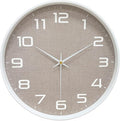 Modern Wall Clocks Battery Operated, 12 inch Silent Non Ticking Analog Clock by MABPEDO