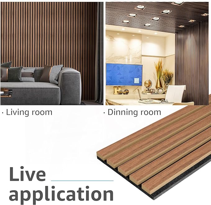 Art3d 4pcs-107 x 8in Slat Acoustic Panel - Image 3