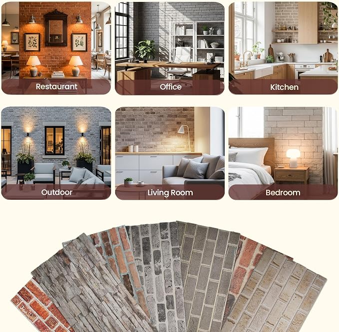 3D Faux Brick Wall Panels – Lightweight Styrofoam Cladding - Image 7