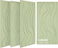 BUBOS 4 Pack Large Acoustic Panels, Total-Size 47.2 x 23.6 Inches Soundproof by BUBOS