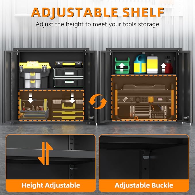 Garage Wall Cabinet, Metal Wall Cabinets - Image 4