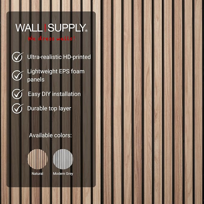 Wall!Supply Ultralight Linari Natural EPS Foam Faux Wood 3D Wall Panels - Image 4