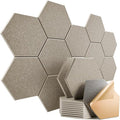 12 Pack Self-Adhesive Acoustic Panels 12" X 10" X 0.4" by Dailycooper