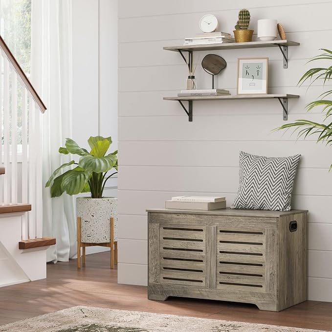 DINZI LVJ Wall Shelves, 23.6 x 7.9 x 6.1 Inch Floating Shelves - Image 9