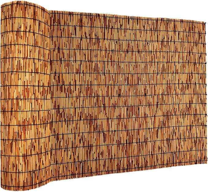 Reed Fencing Rolls, Patio Privacy Screen 5 Feet High, Decorative Bamboo Fence by Unknown
