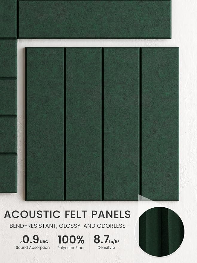 Bumusty Large Cork Board Alternative-48 x 36" Felt Bulletin Board Tiles - Image 3