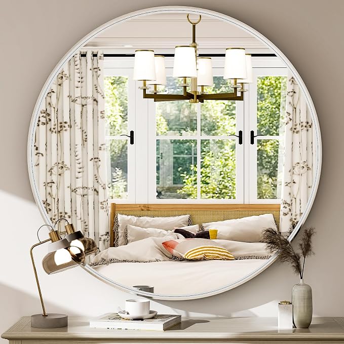 24 Inch Round Bathroom Mirror - Image 3