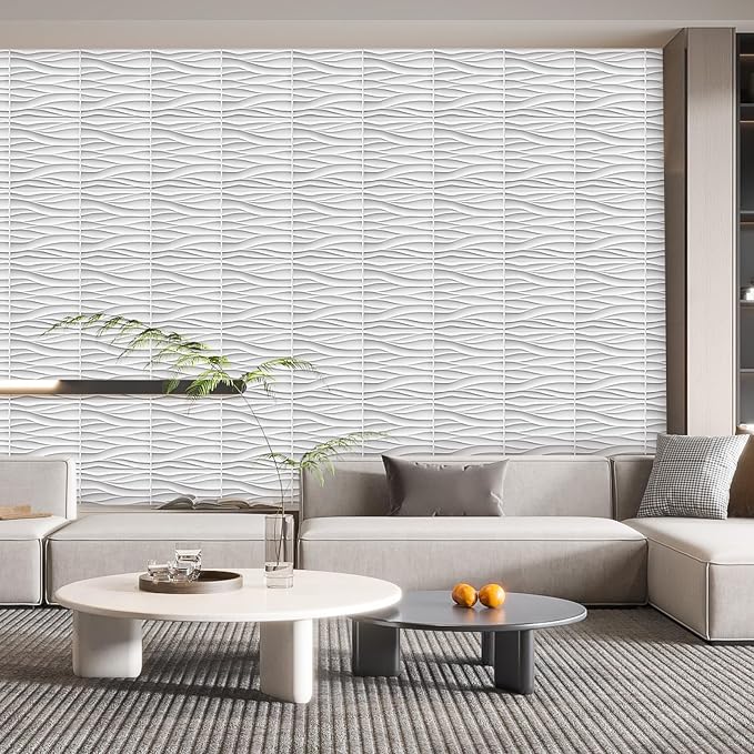 Heikki 30 Pack 3D Wall Panel for Interior Wall Décor, PVC Flower Textured Wall - Image 6