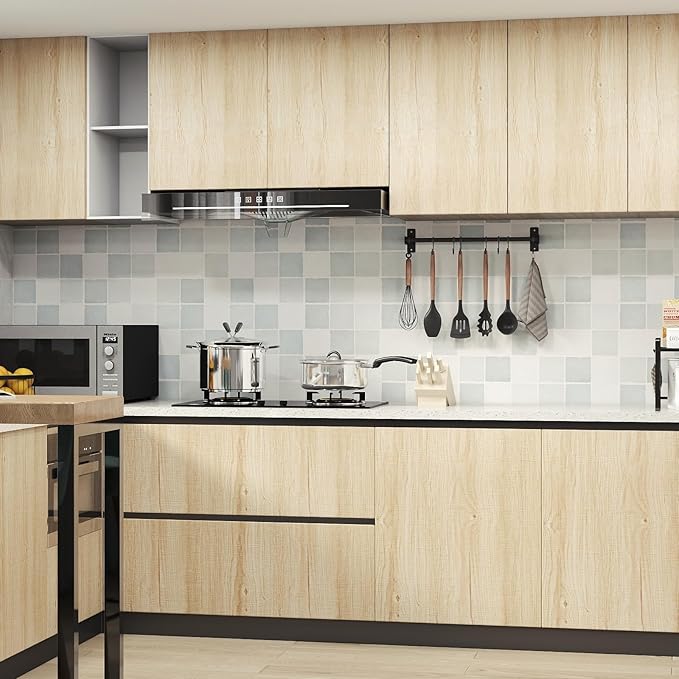 Vinjiasin Natural Wood Grain Wallpaper Wood Contact Paper Peel and Stick Oak - Image 7