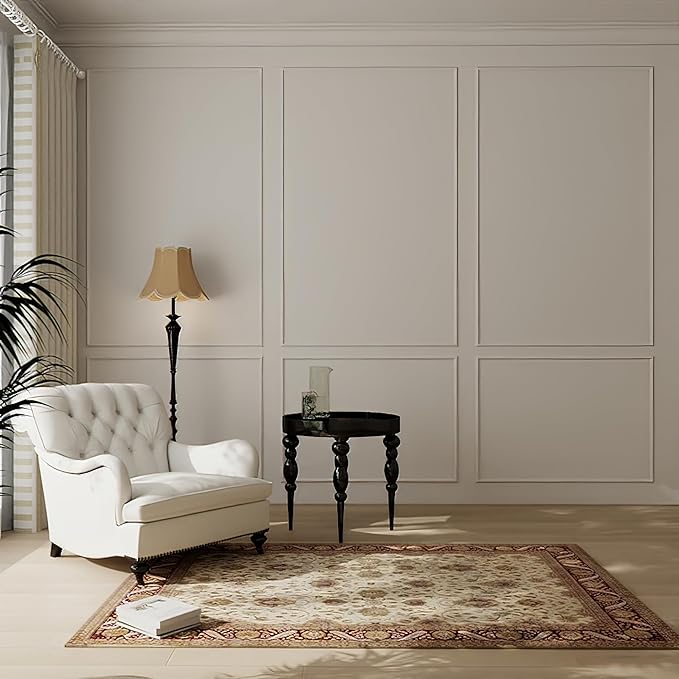 Pangda Peel and Stick Wall Molding Kit, 3D Premade Accent Molding Wainscoting by Pangda