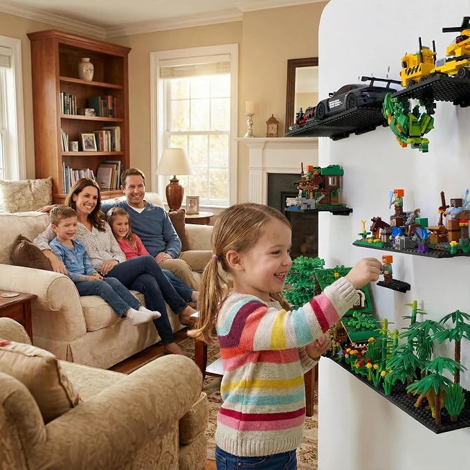 LRANFOW 12 Pack Wall Display Shelf - Image 2
